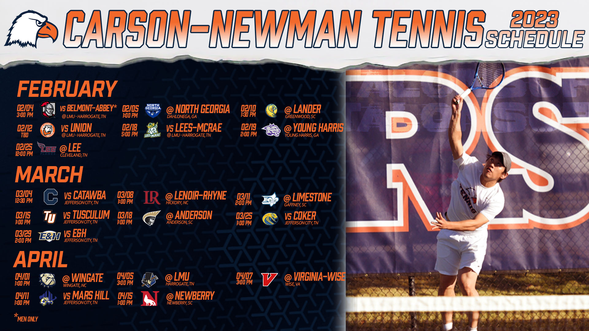 Eagles Release 2023 Tennis Schedule