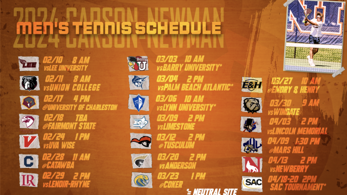 Parker Announces Spring Schedule