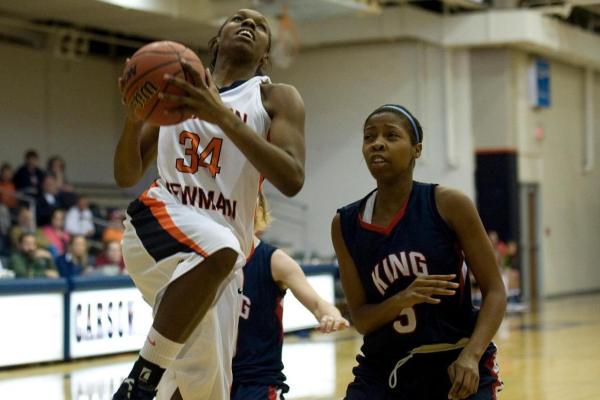 Lady Eagles dominate boards in 83-67 win against King