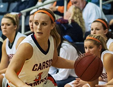 Lady Eagles Take Top Spot In SAC With 66-58 Win