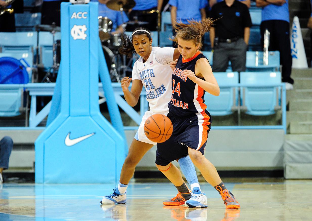 Lady Eagles fall to no. 11 Tar Heels 111-50