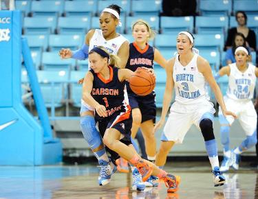 Lady Eagles fall to Tar Heels 88-27 in exhibition opener