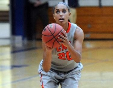 Five double figure scorers push Lady Eagles past Trojans, 82-72