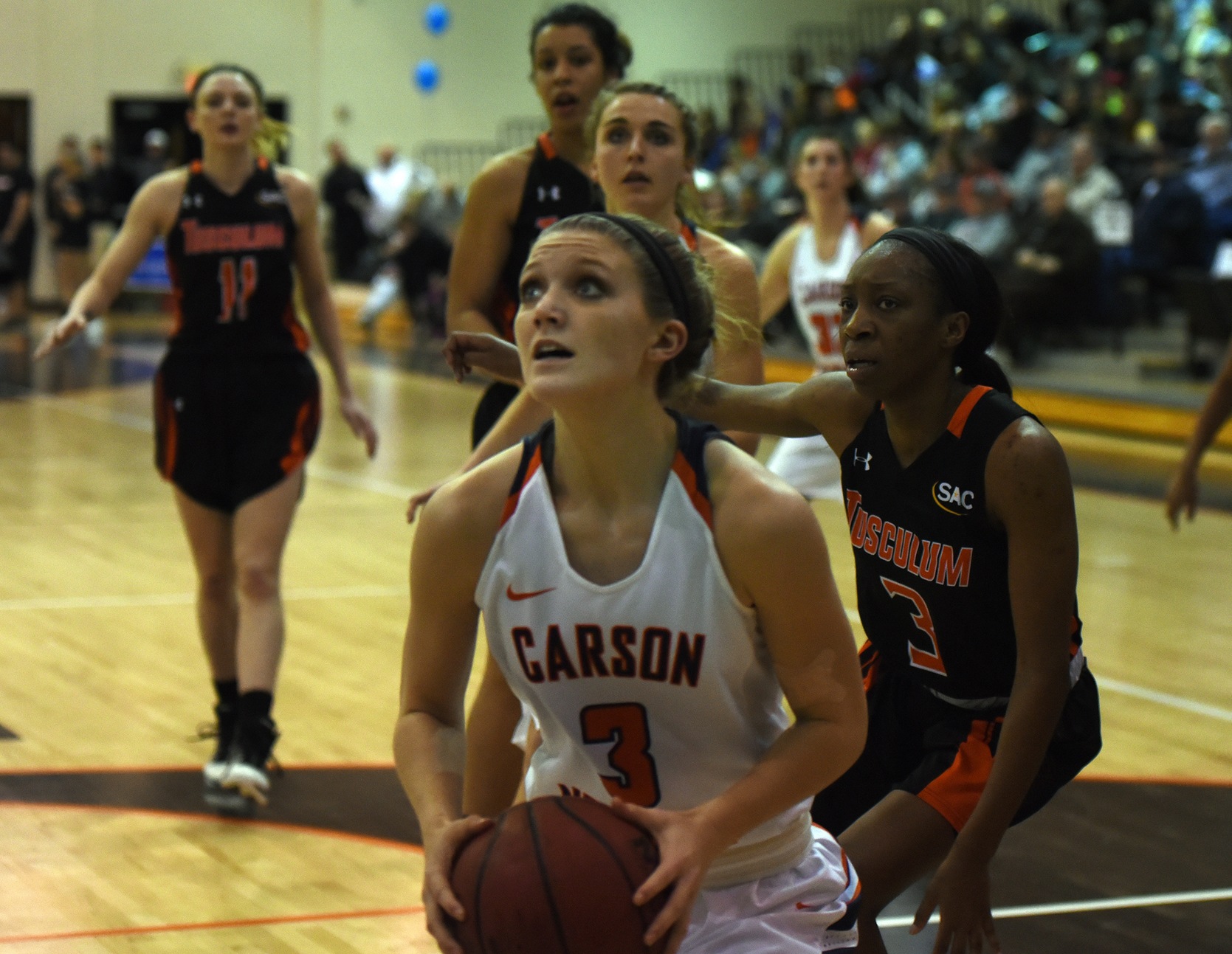 Pioneers provide obstruction as #4 C-N eyes record book