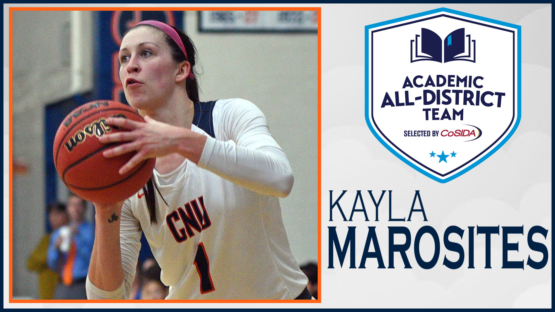 Kayla Marosites garners CoSIDA Academic All-District recognition
