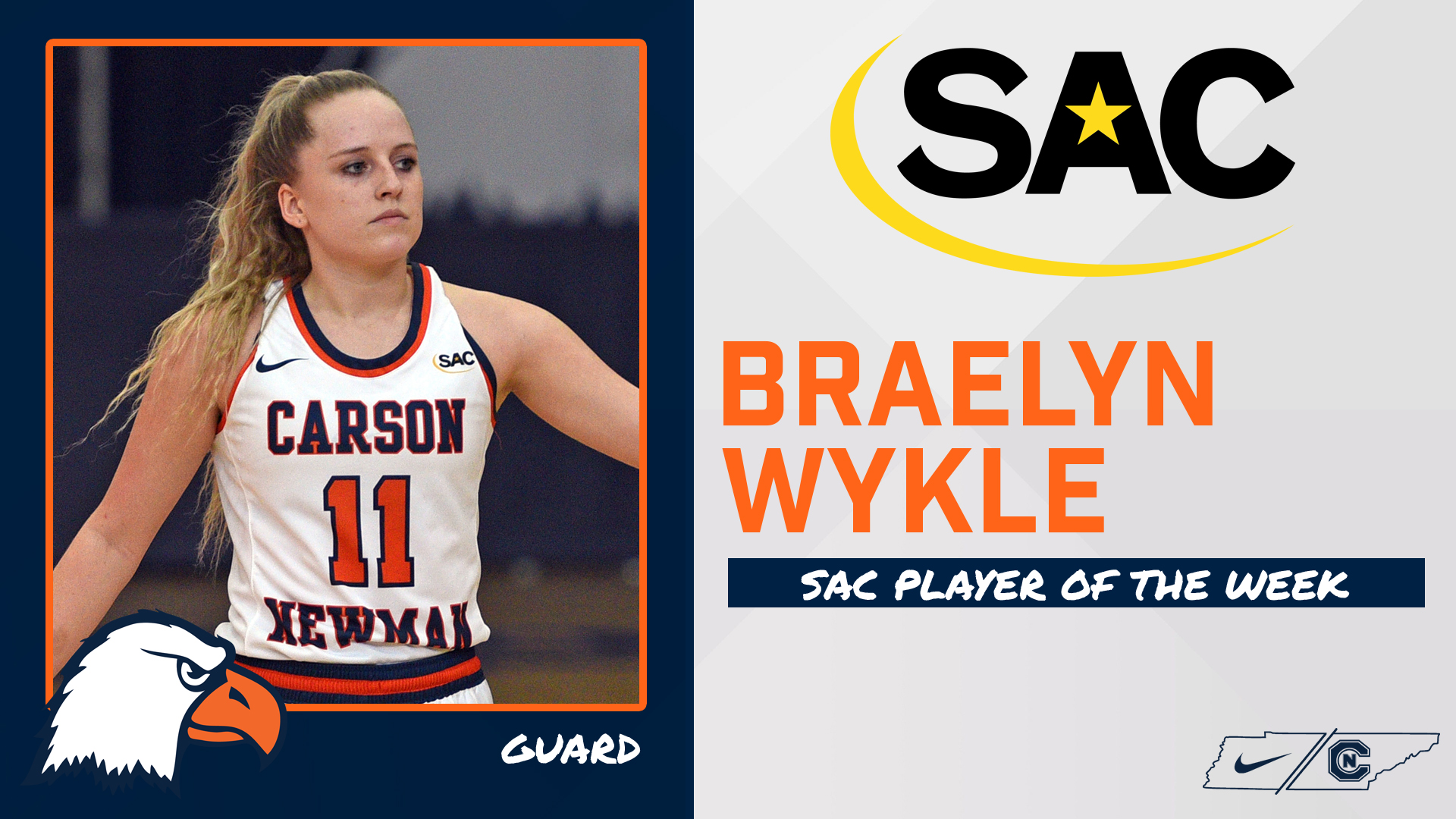Wykle tabbed SAC Player of the Week