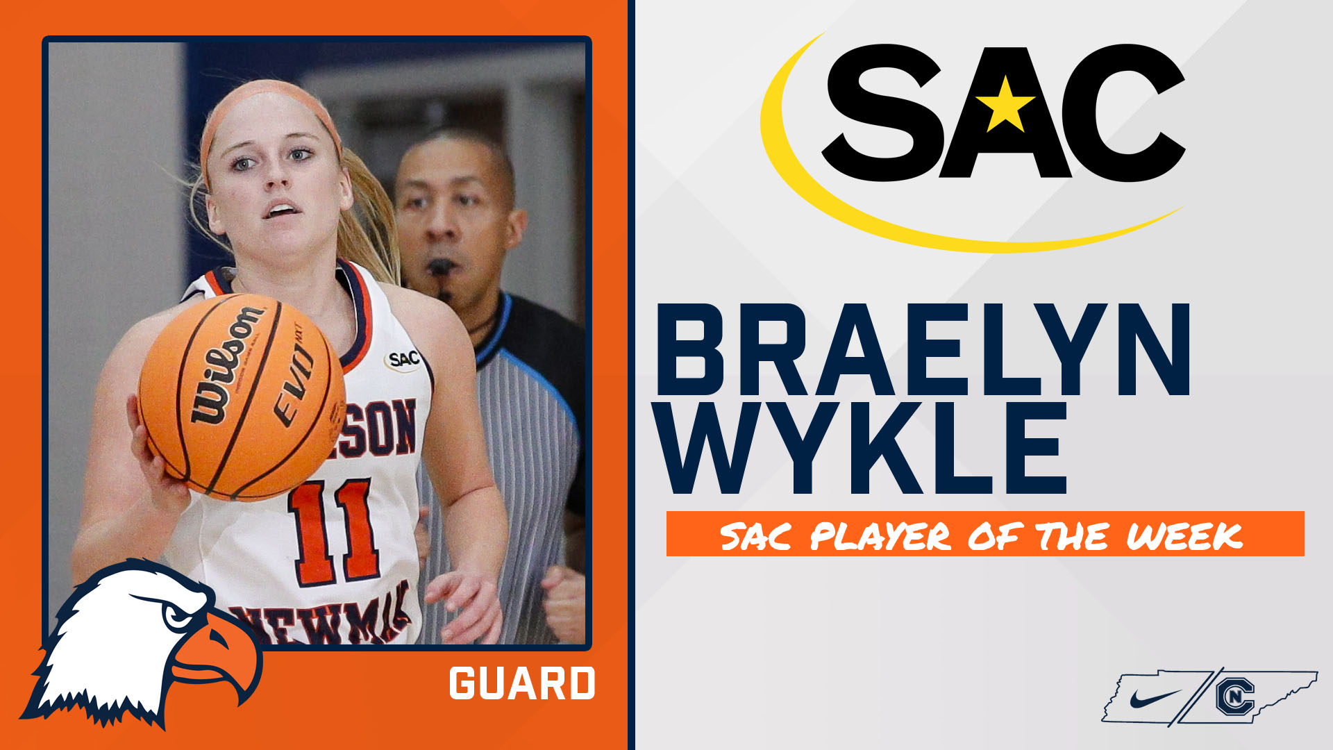 Wonderful Wykle lauded as SAC Player of the Week