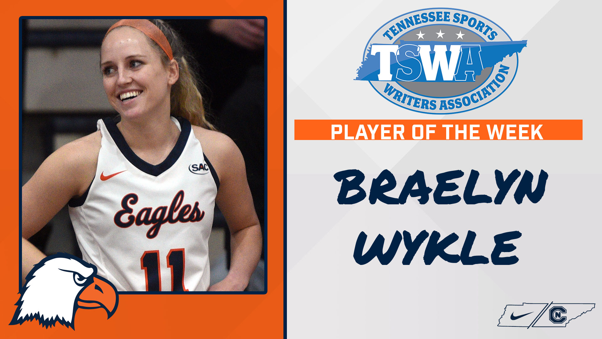 Wykle nabs TSWA honor
