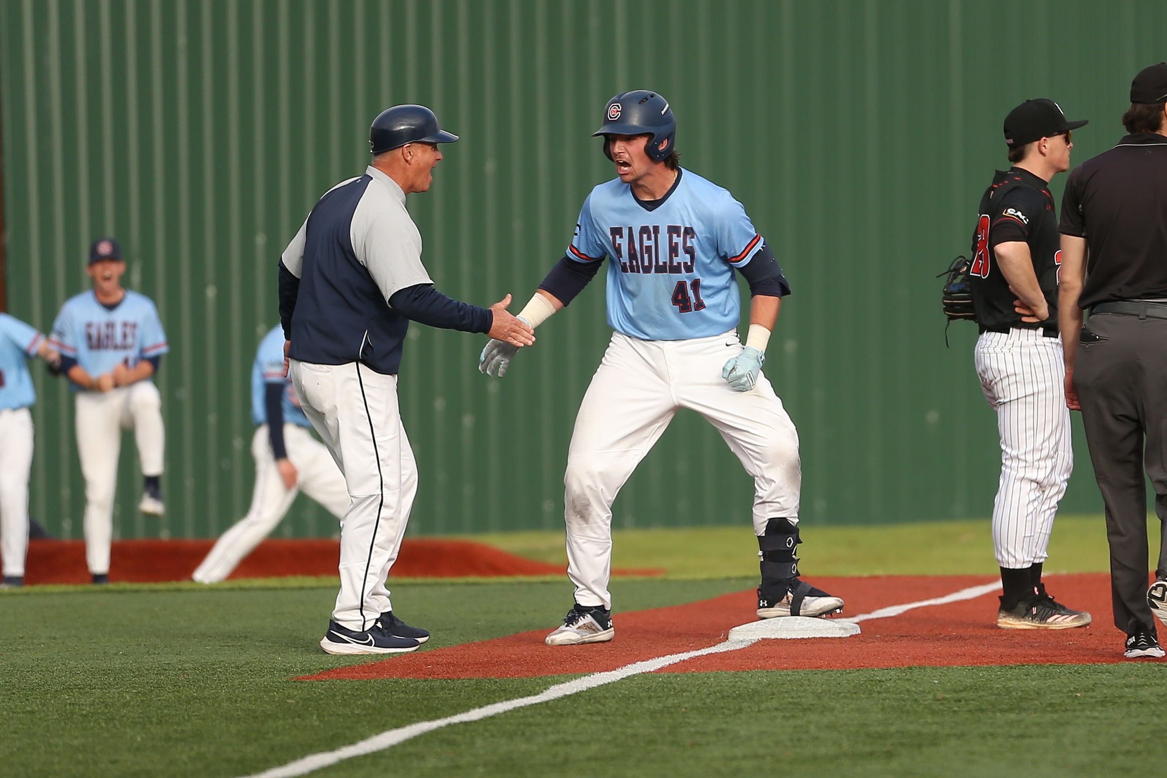 Eagles rally to sweep twin bill against Tusculum