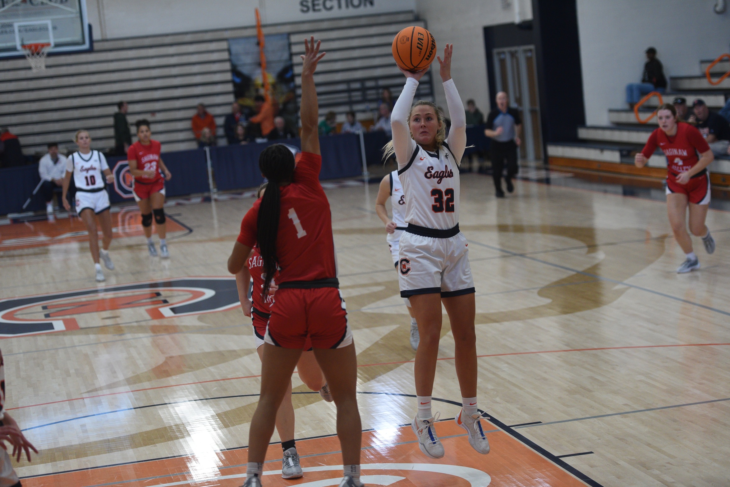 Gritty Lady Eagles grind out 57-51 victory