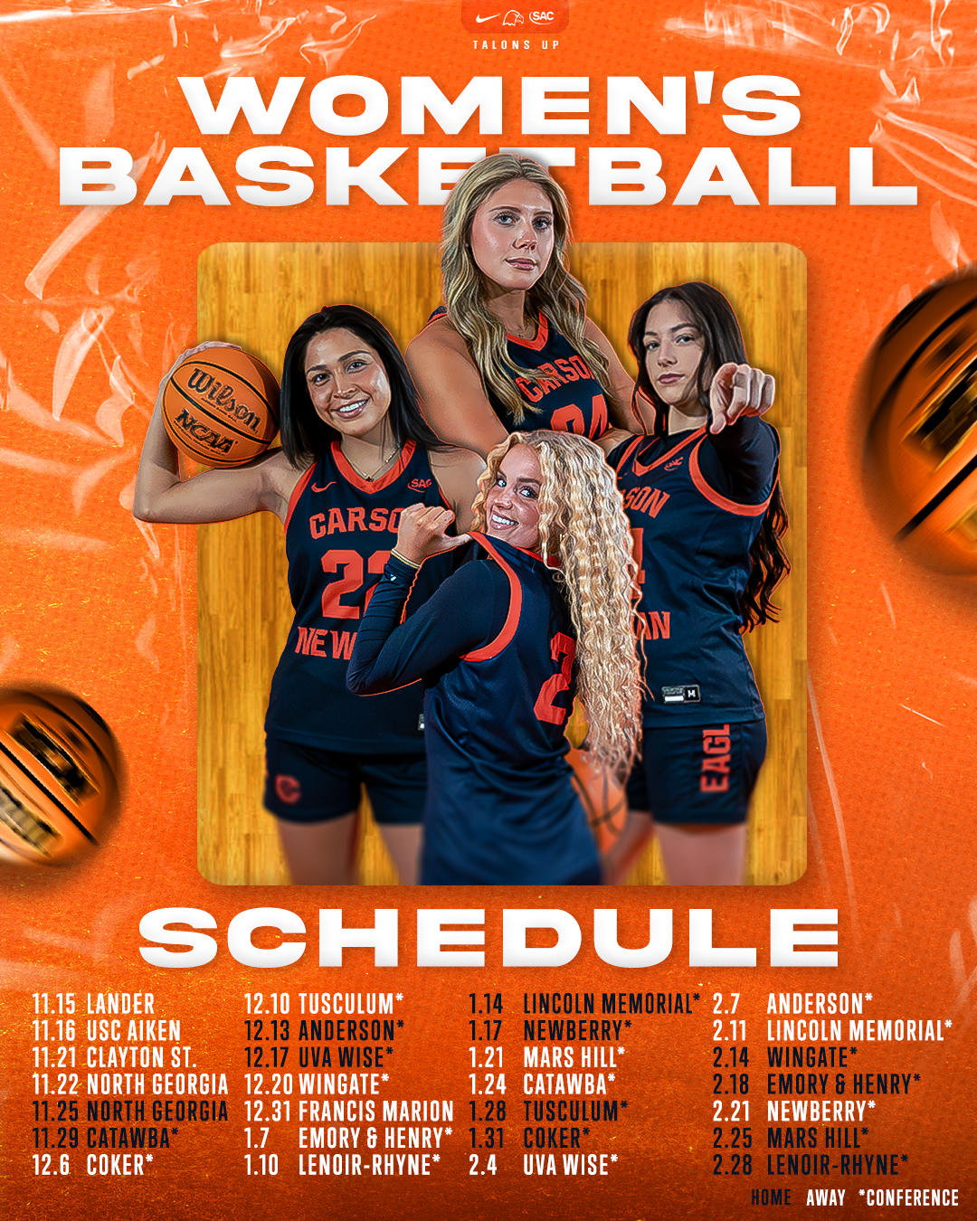 Lady Eagles unveil 2025-26 schedule