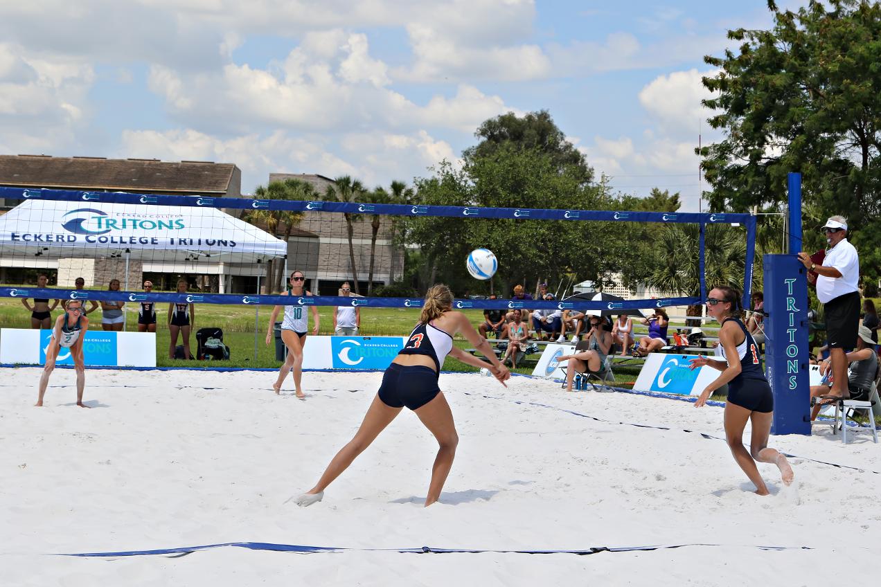 Tritons tackle Eagles in sweep of dual matches
