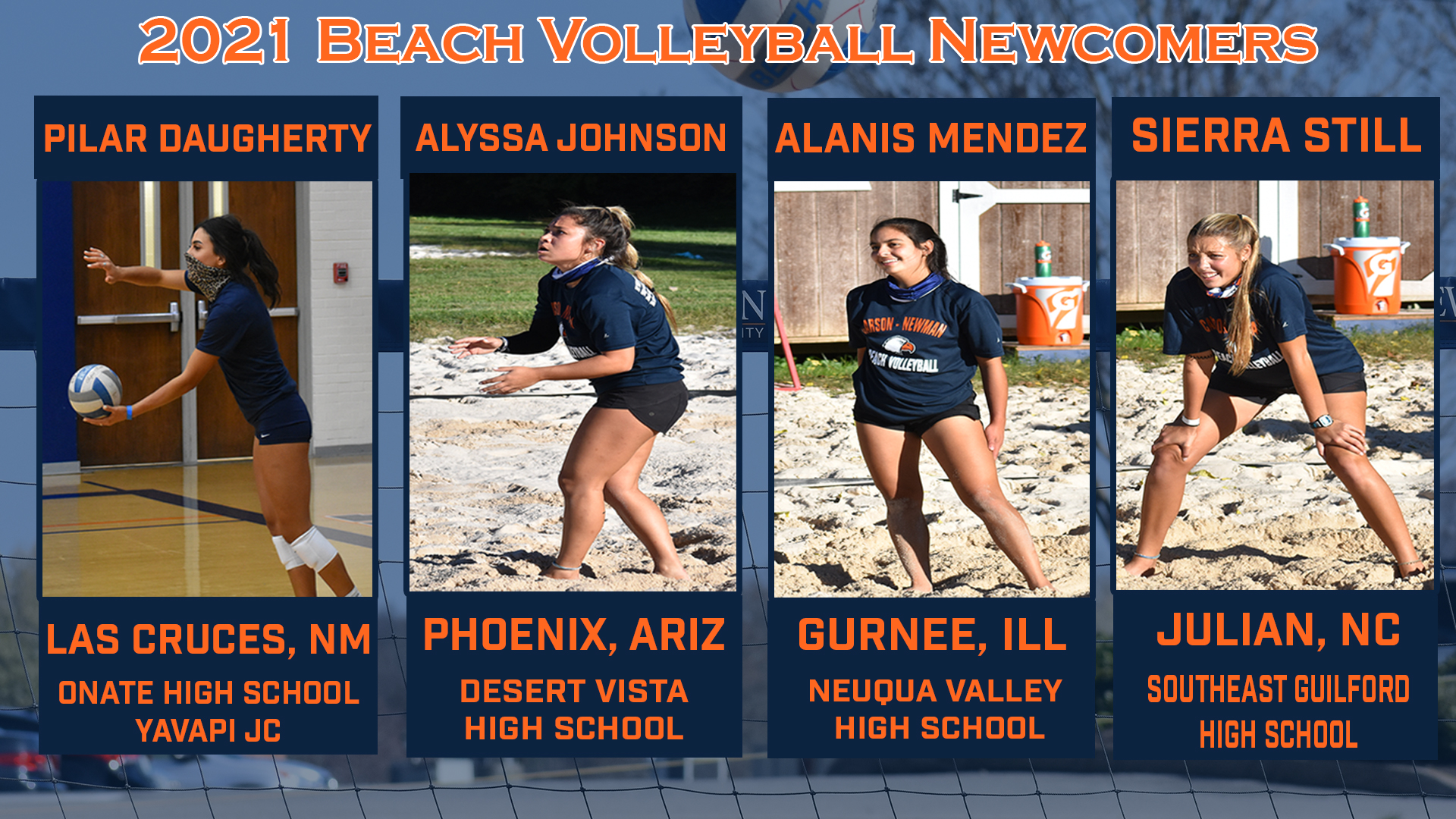 Beach Volleyball Announces Four Newcomers to 2021 Squad