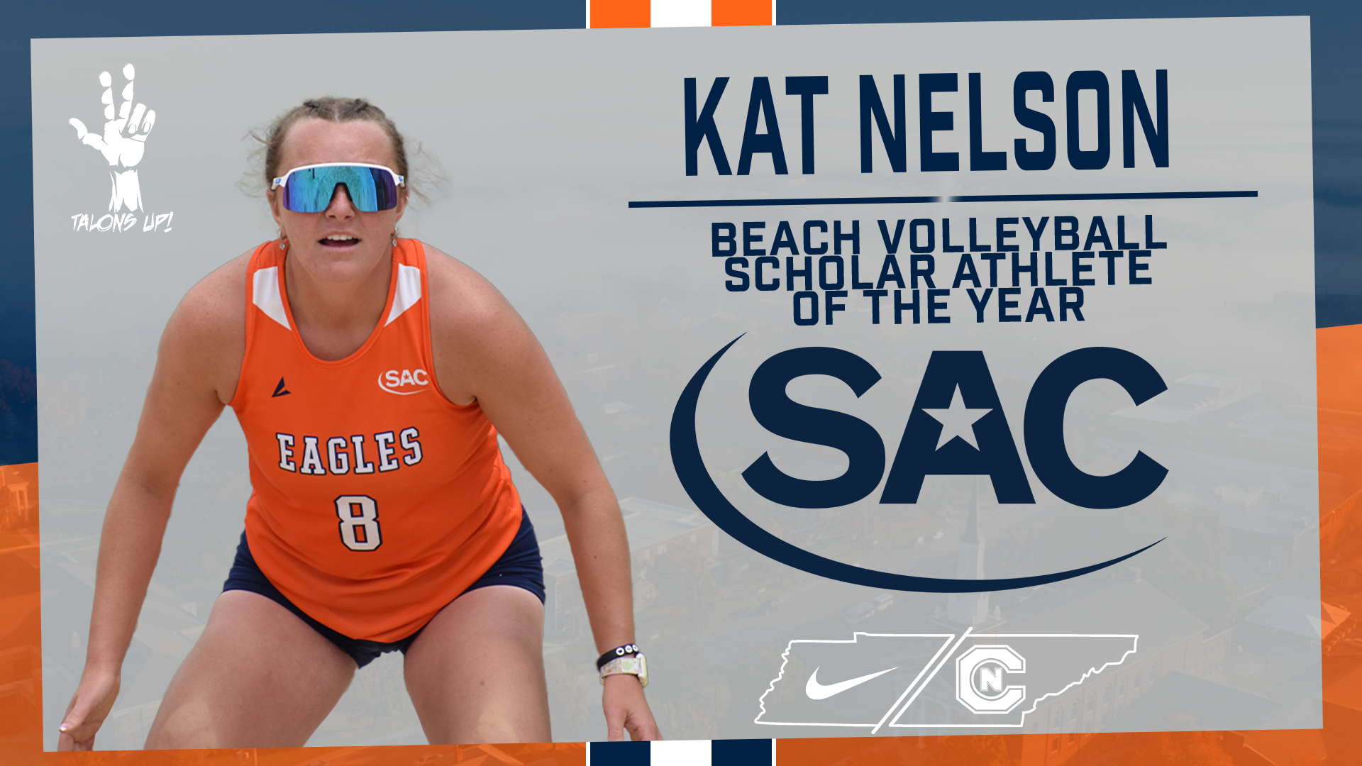 Nelson Named SAC Scholar Athlete of the Year