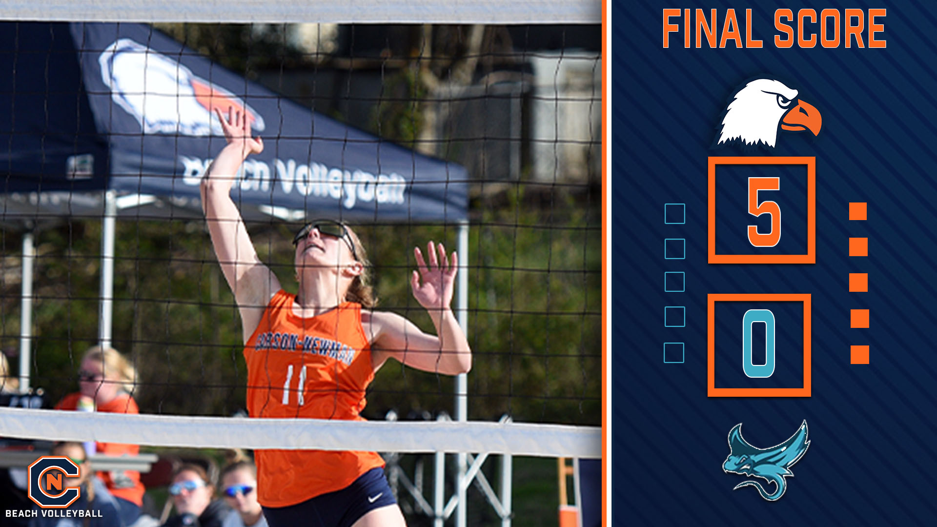 C-N Beach Volleyball Soars On Opening Day