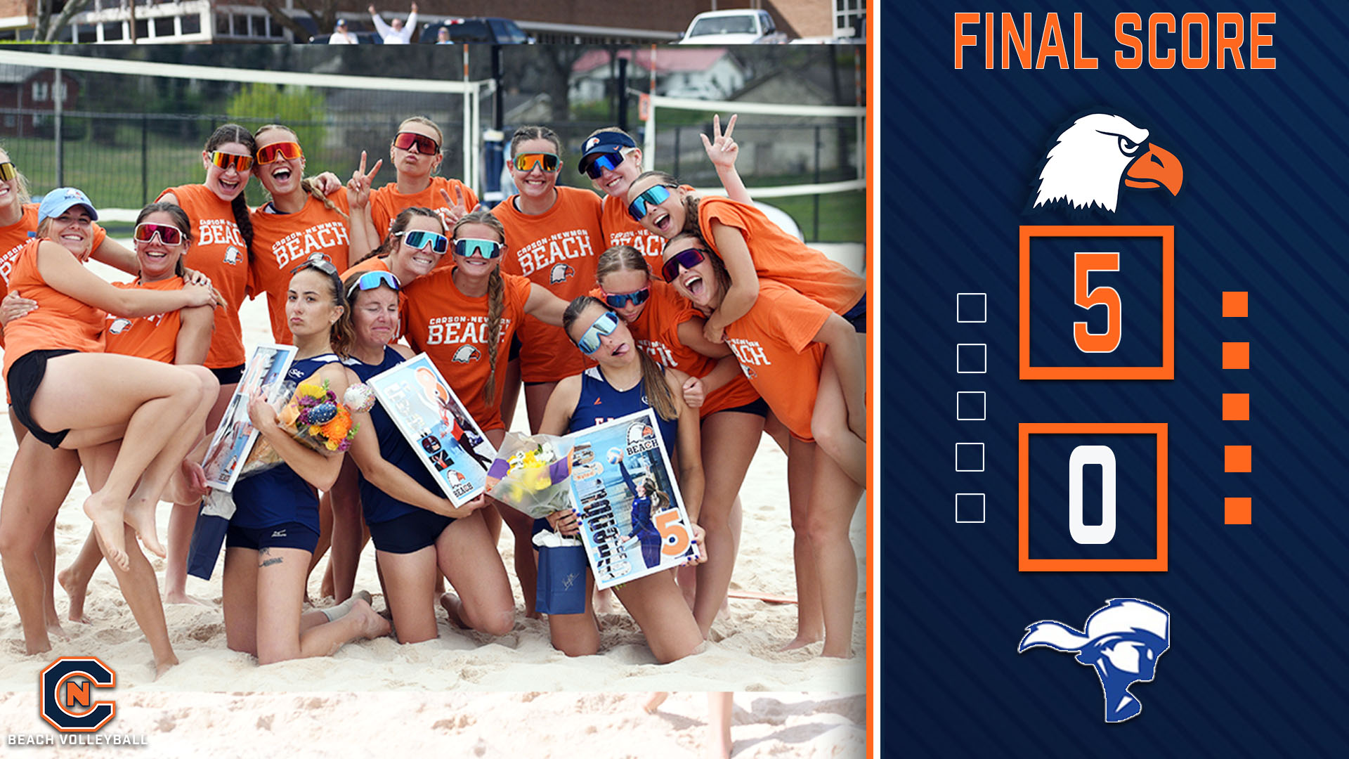 Eagles Sweep On Senior Day