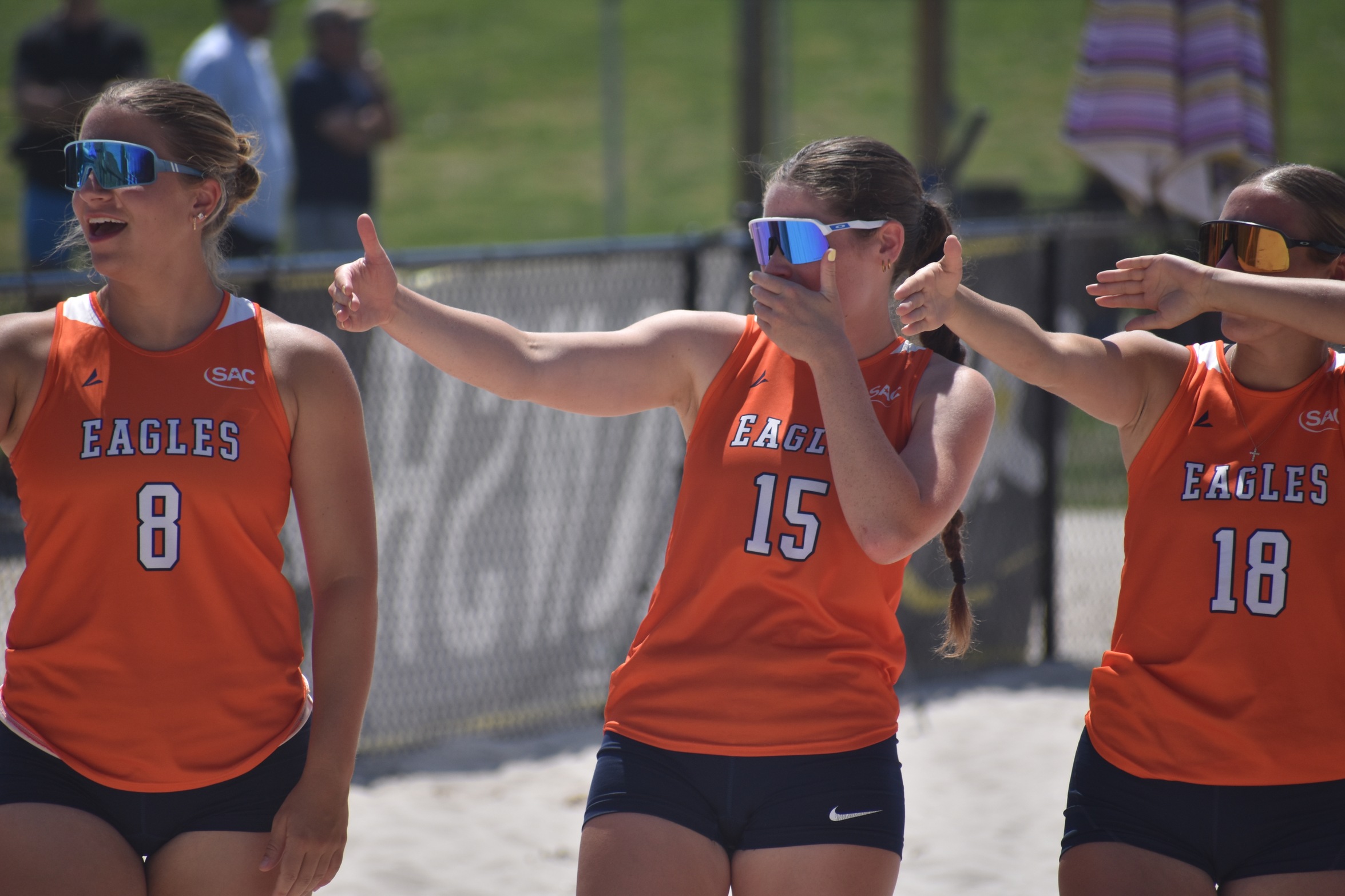 Eagles Handle Wayne State, Battle Past Eckerd at AVCA Championships