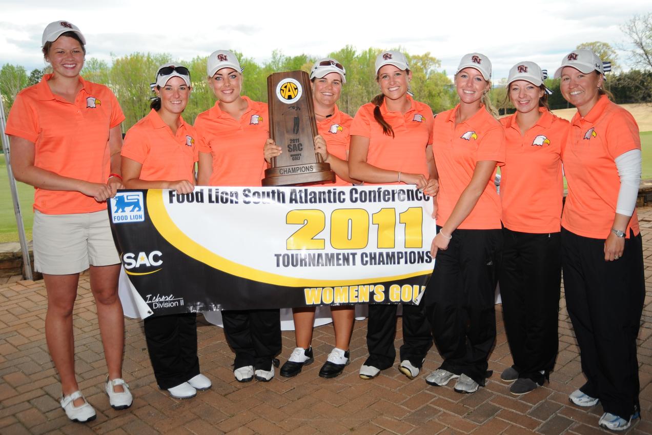 Back on Top: Lady Eagles rally to win second SAC Tournament in program's third season