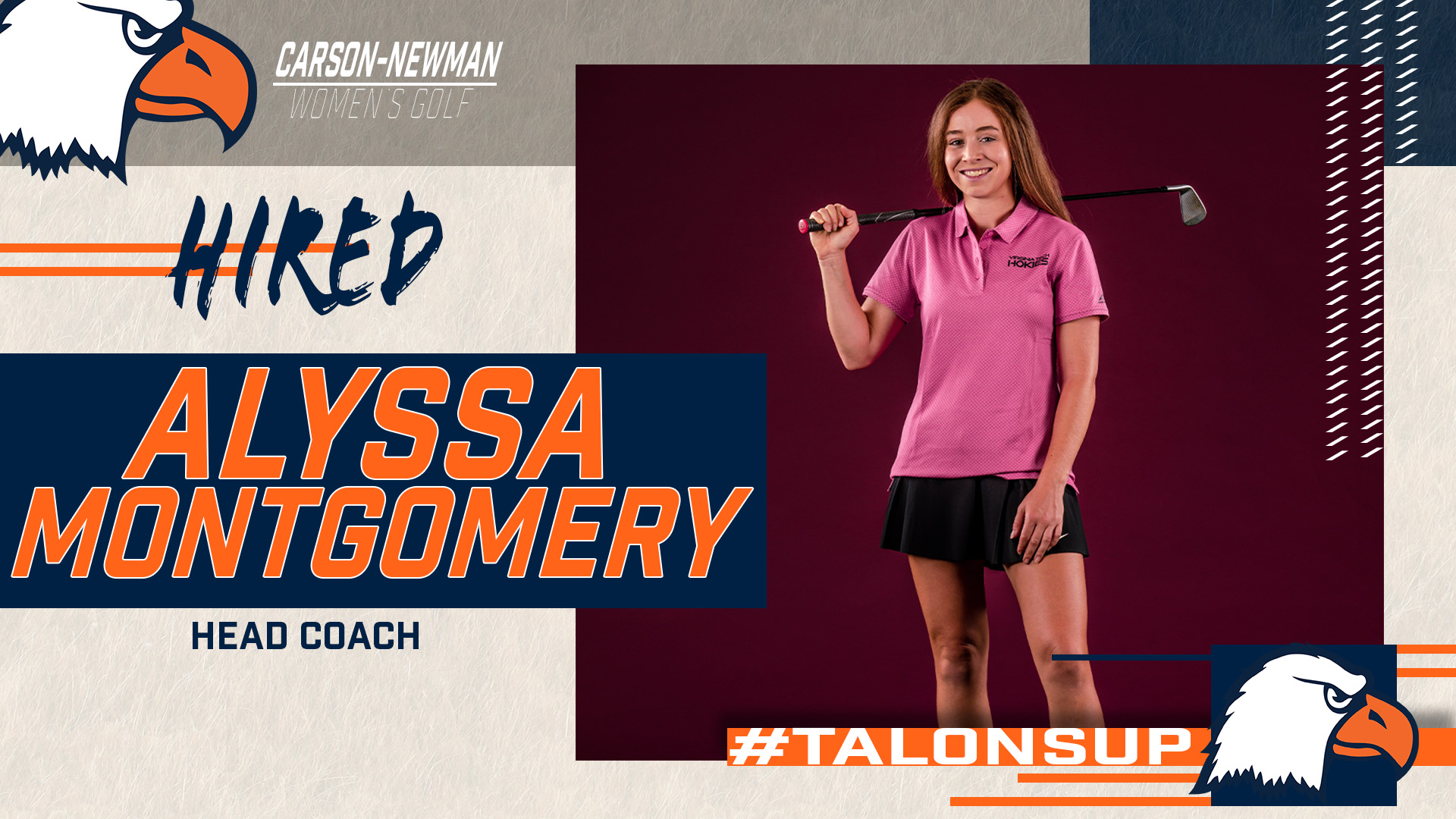 Montgomery Announces as New Head Women's Golf Coach