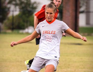 Ness&rsquo;s goal leads No. 14 Eagles past Railsplitters 1-0