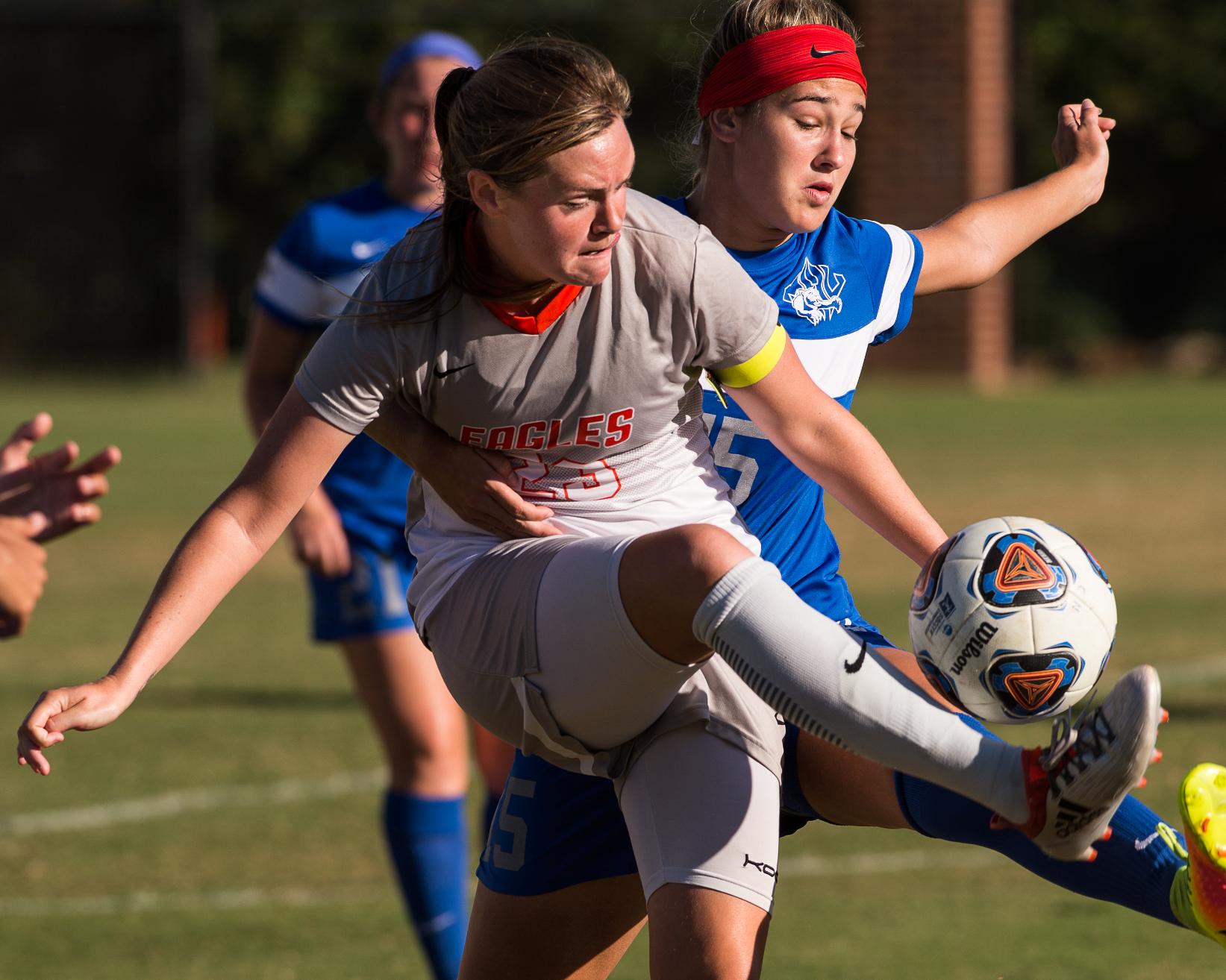 Herrity, Defense Help Drive Eagles Past Queens, 3-0, For Fifth Straight Win