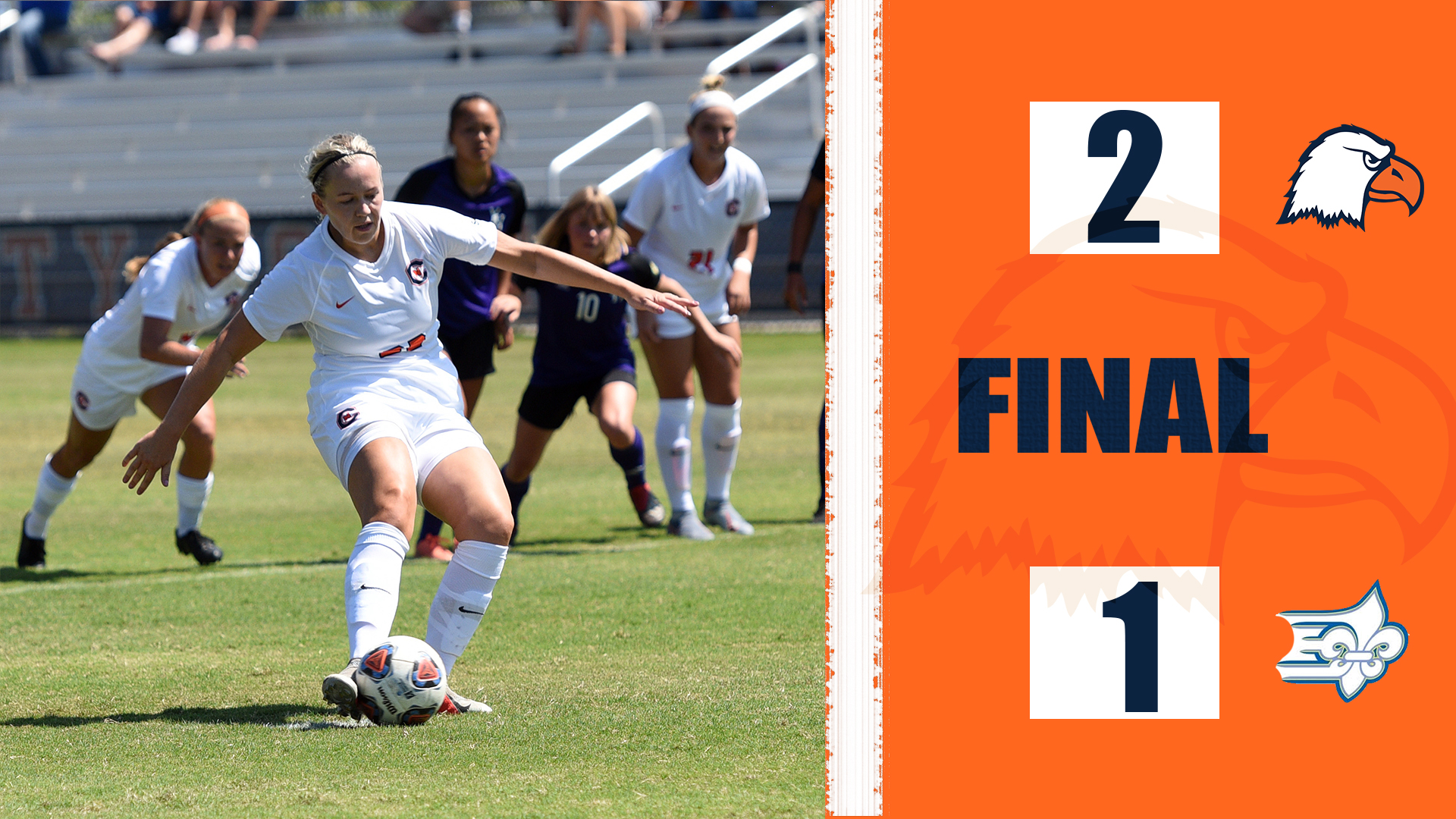 Hallgrimsdottir hoists Eagles past Saints on PK goal