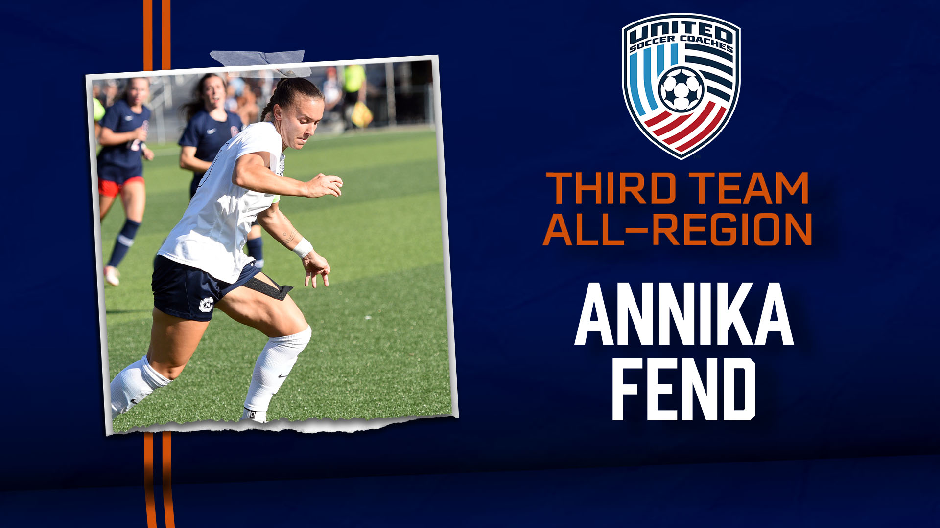 Fend named Third Team All-Region by United Soccer Coaches