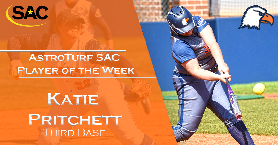 Pritchett nabs AstroTurf SAC Player of the Week honor