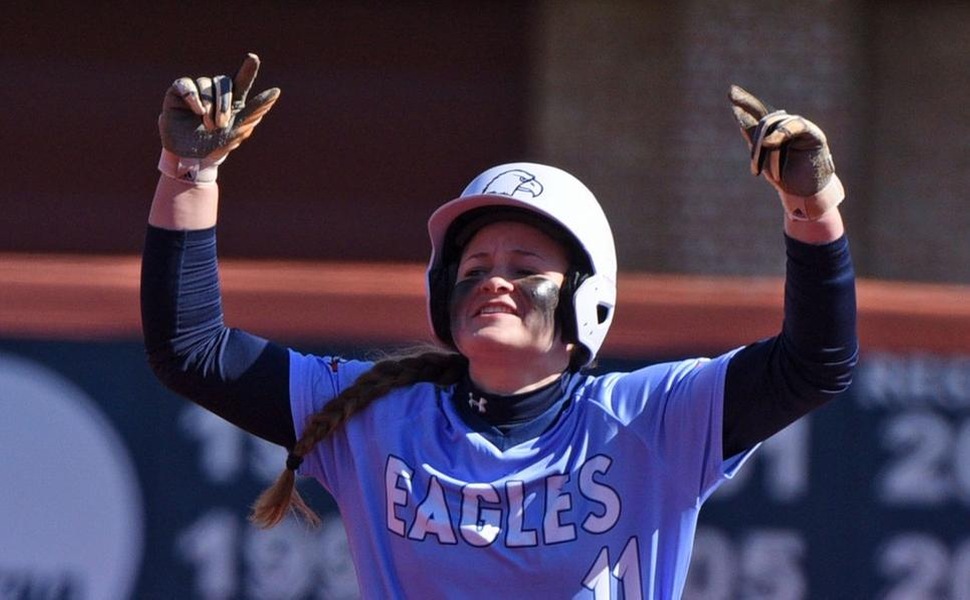Timely late-inning licks push Eagles to home-opening sweep of Bobcats  &nbsp;