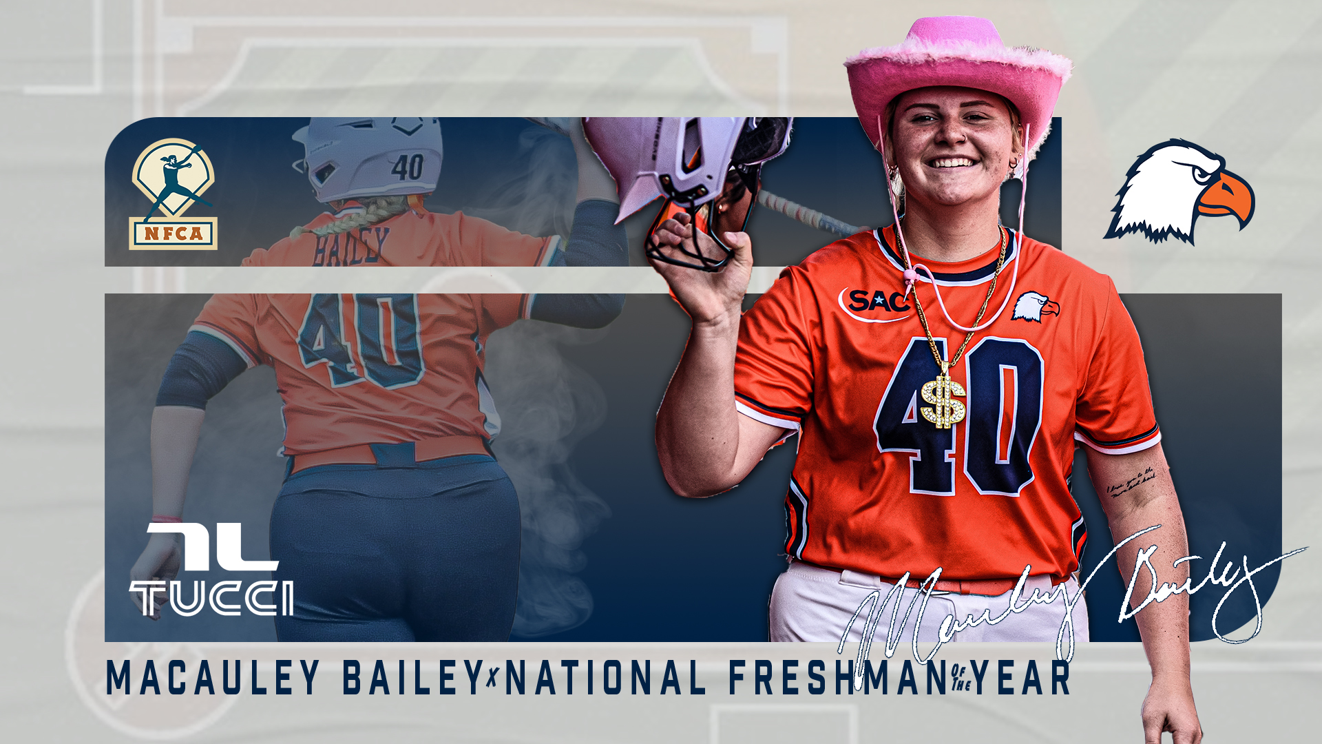 Bailey wins TUCCI/NFCA National Freshman of the Year