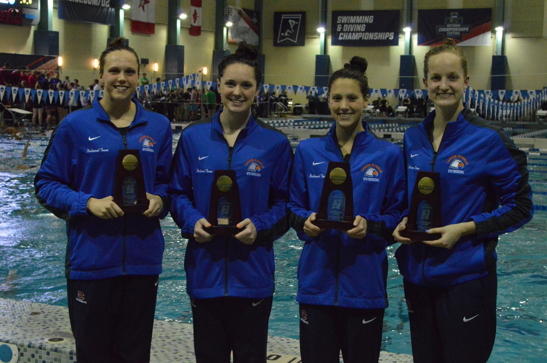 Women's 200 free relay team earns All-American status