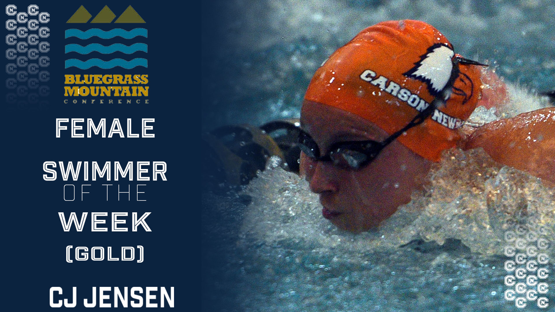 CJ Jensen named BMC (Gold) Female Swimmer of the Week
