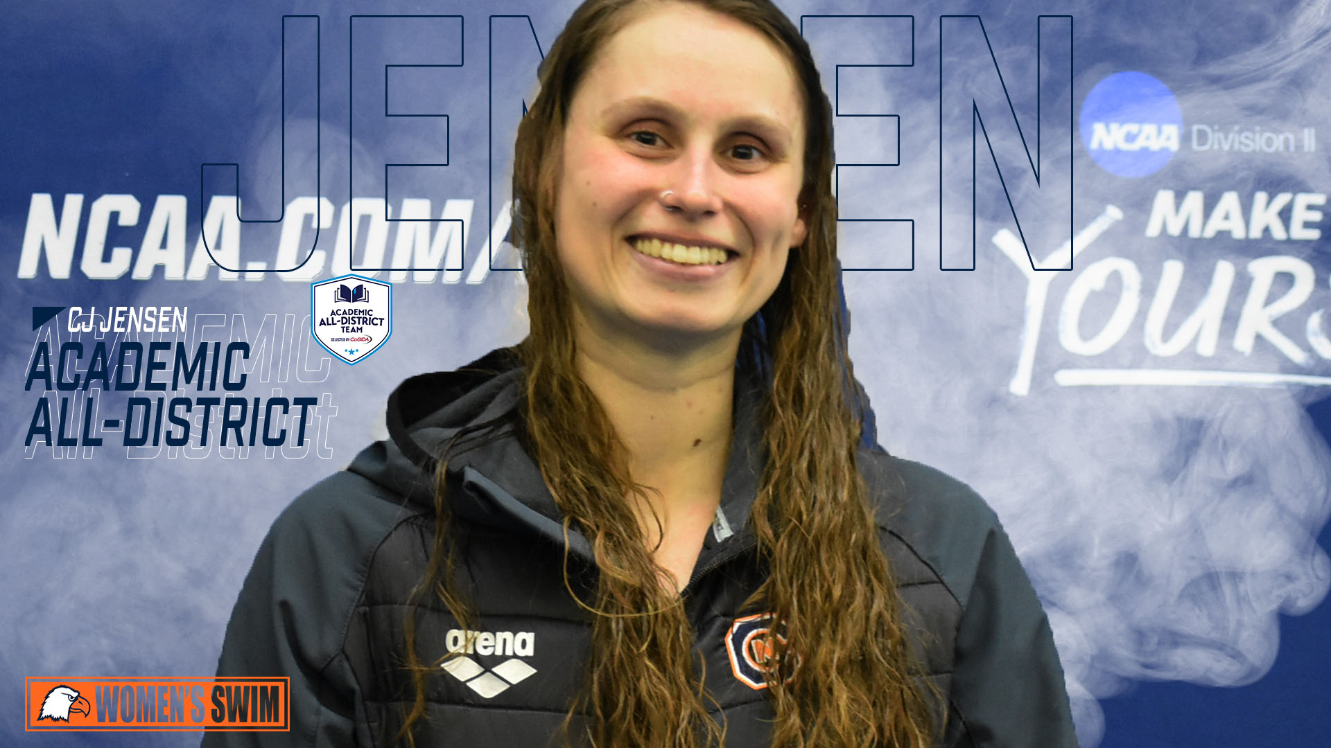 Ginn, Jensen tabbed with CoSIDA Academic All-District honors