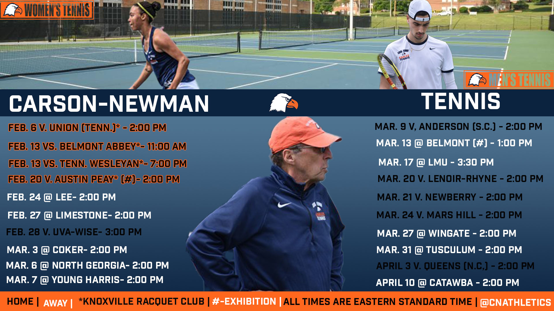 Full 2021 schedule in place for Eagles Tennis