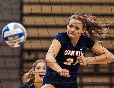 Mars Hill tops volleyball in three sets