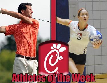 Hall, Patton go back-to-back as Chick-Fil-A Athletes of the Week