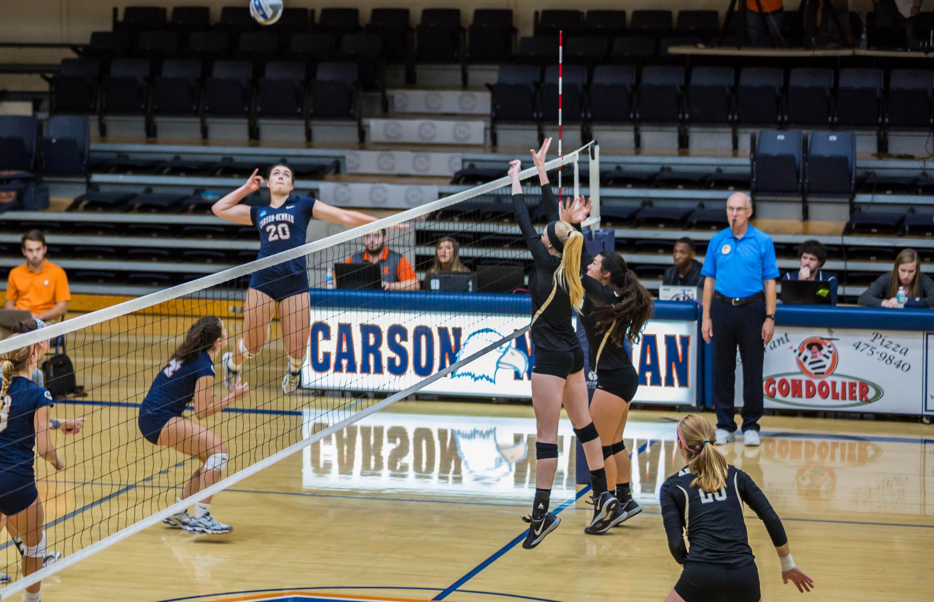Pioneers post five-set conquest over visiting Eagles