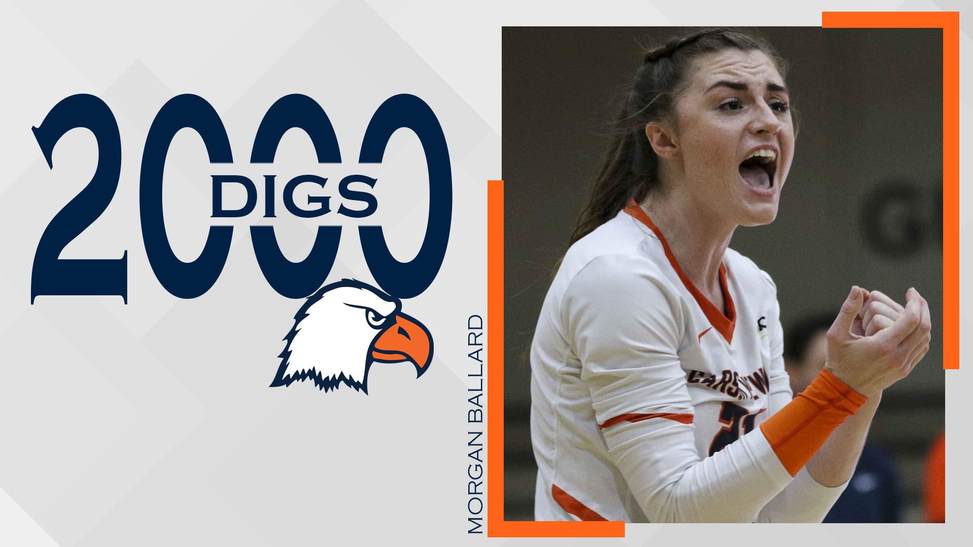 Ballard reaches 2,000 digs as elated Eagles plaster Pacers