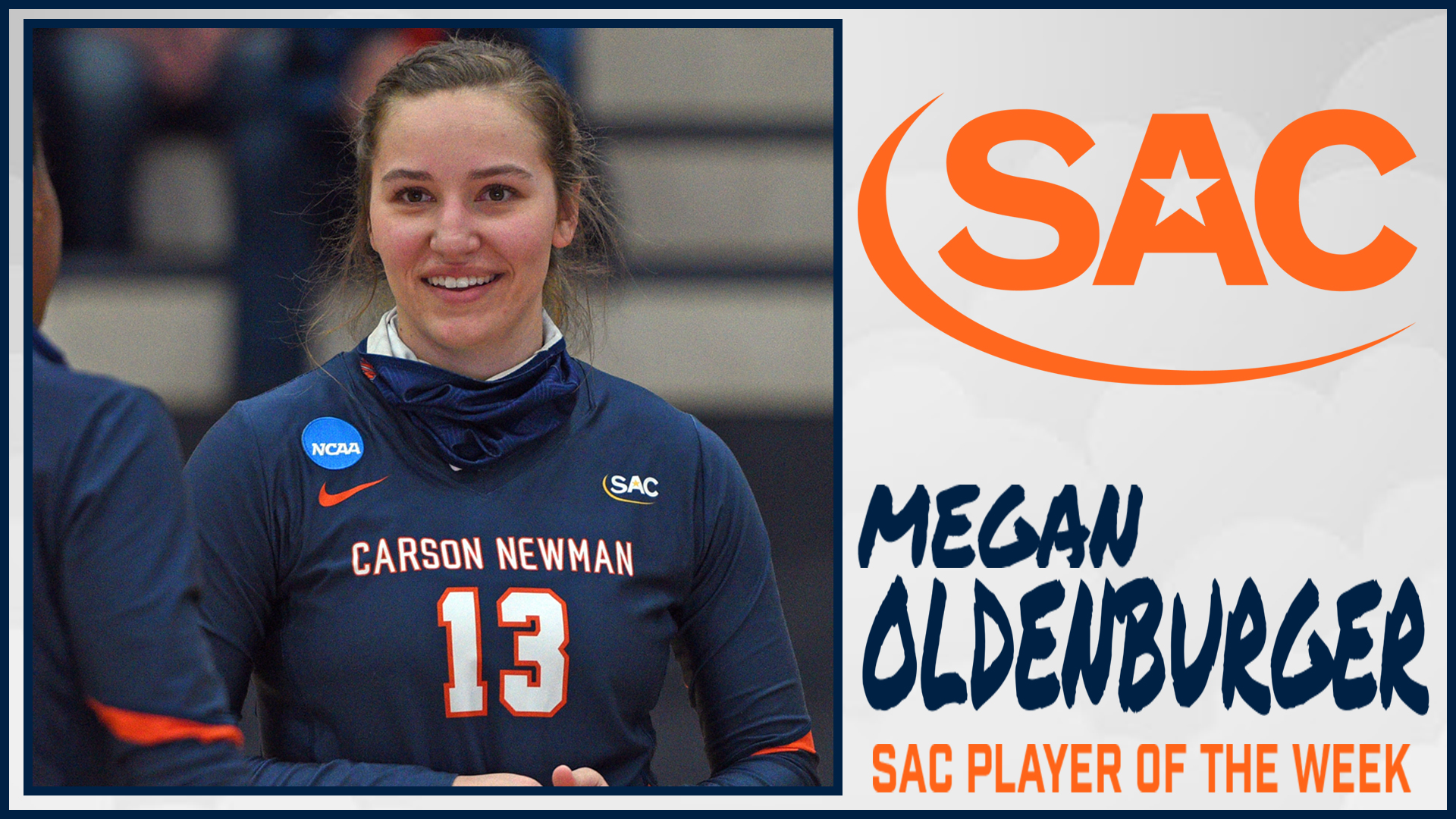 Oldenburger named back-to-back SAC Player of the Week