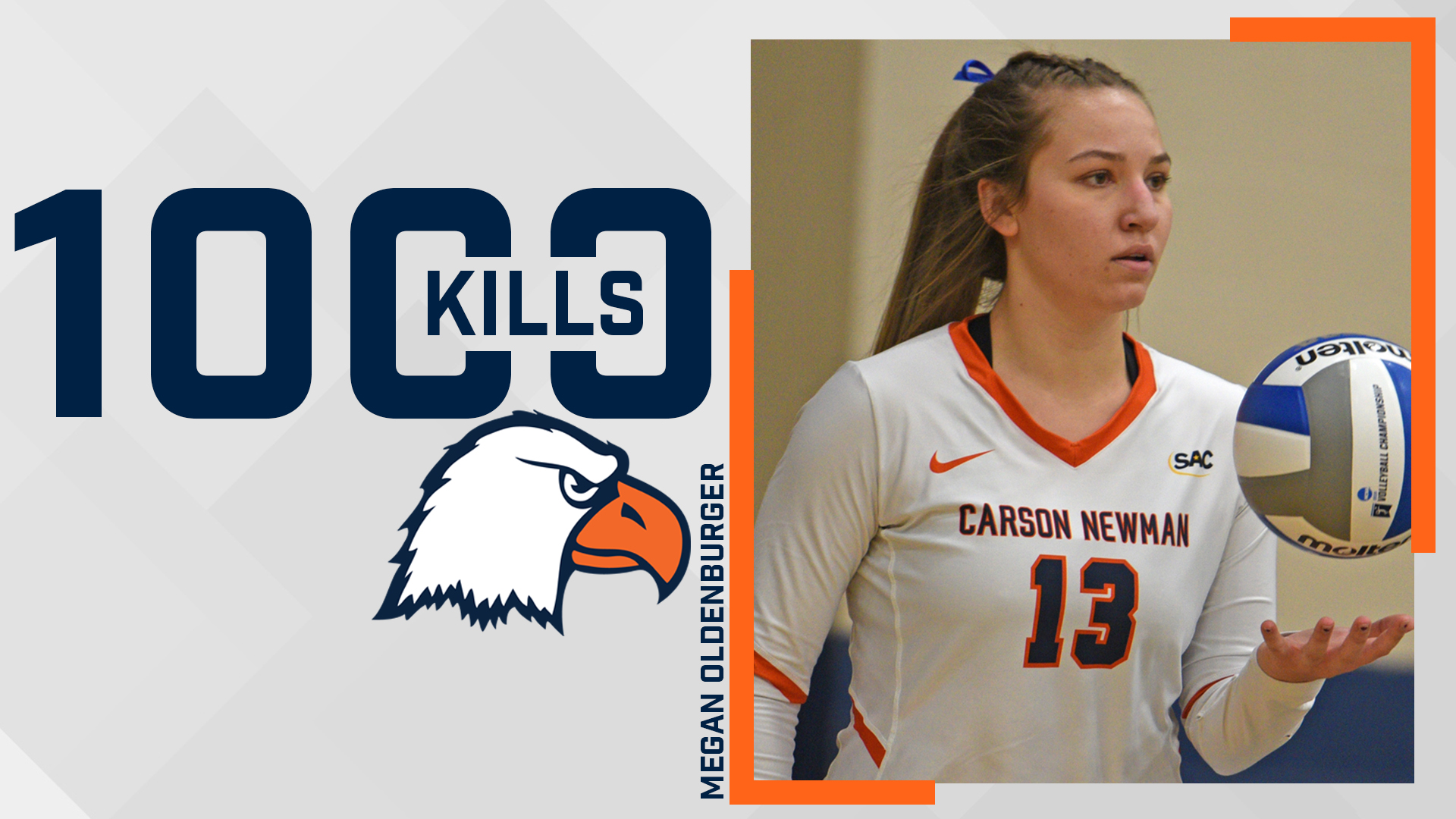 Oldenburger notches 1,000th kill as C-N survives at LMU