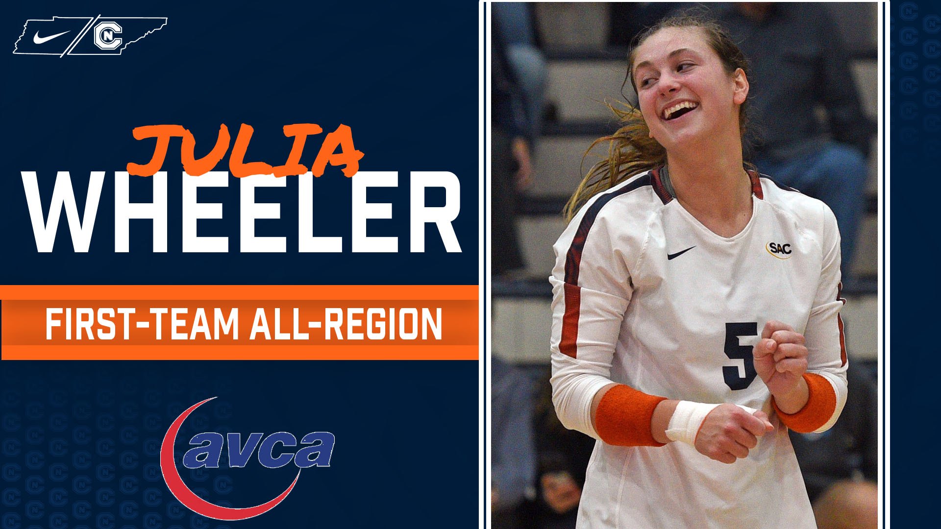 Wheeler lauded on AVCA All-Region roster