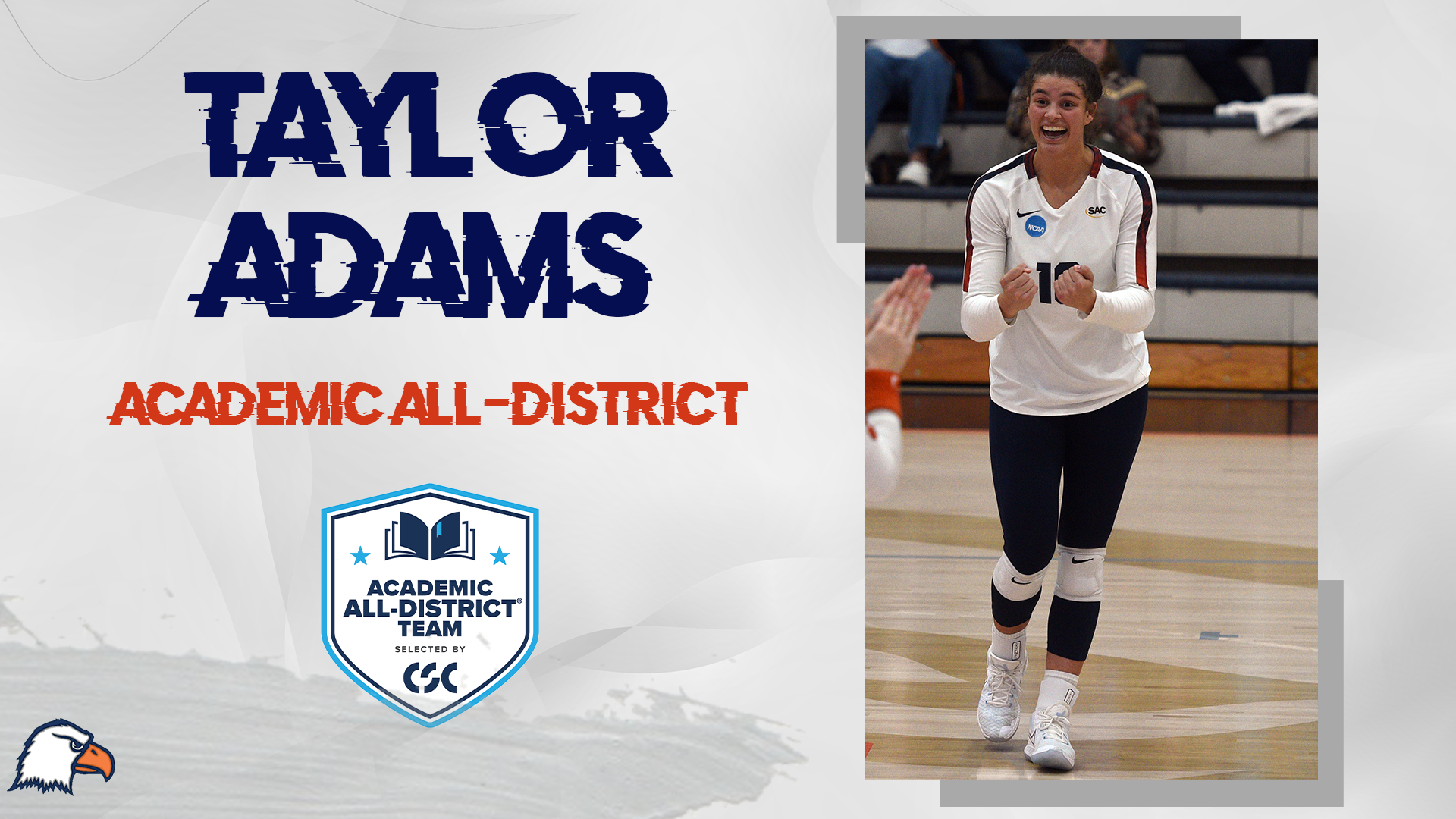 Adams, Cobb, Wheeler, and Weaver earn CSC Academic All-District nods