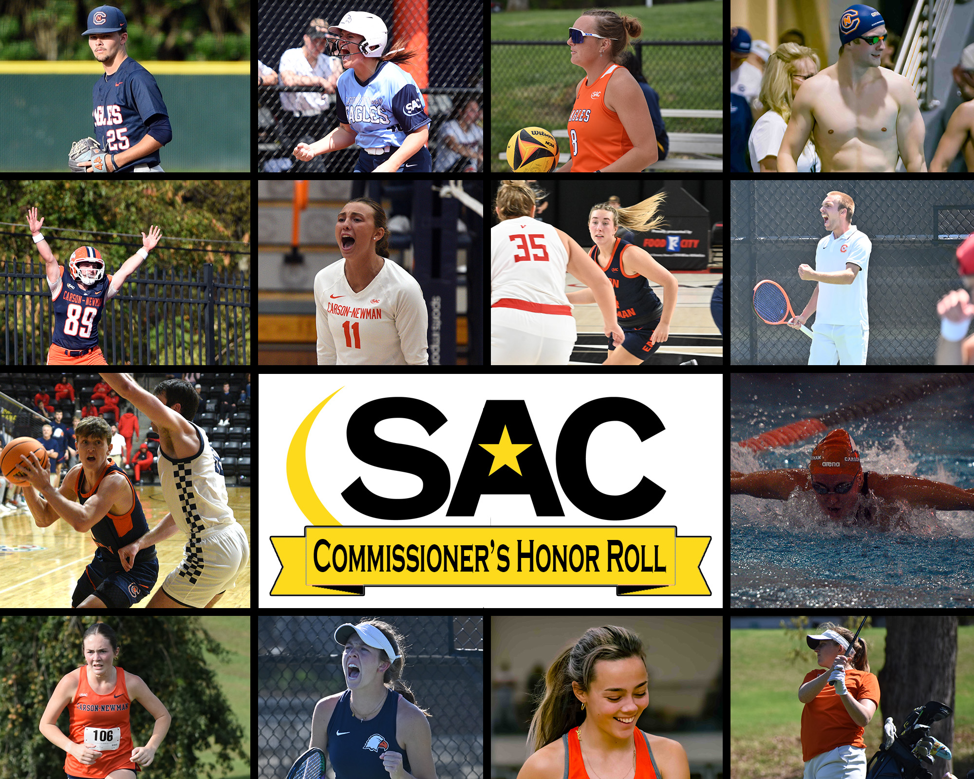 Carson-Newman places 236 on SAC Commissioner's Honor Roll